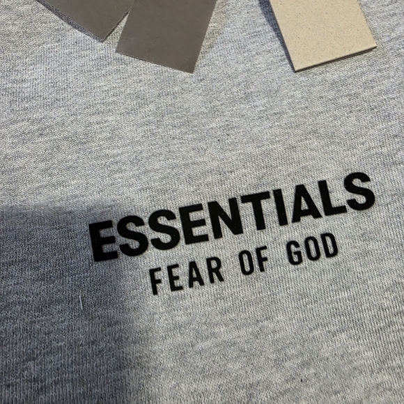 Fear of God Essentials Light Gray Sweatpants - Picture 2 of 11